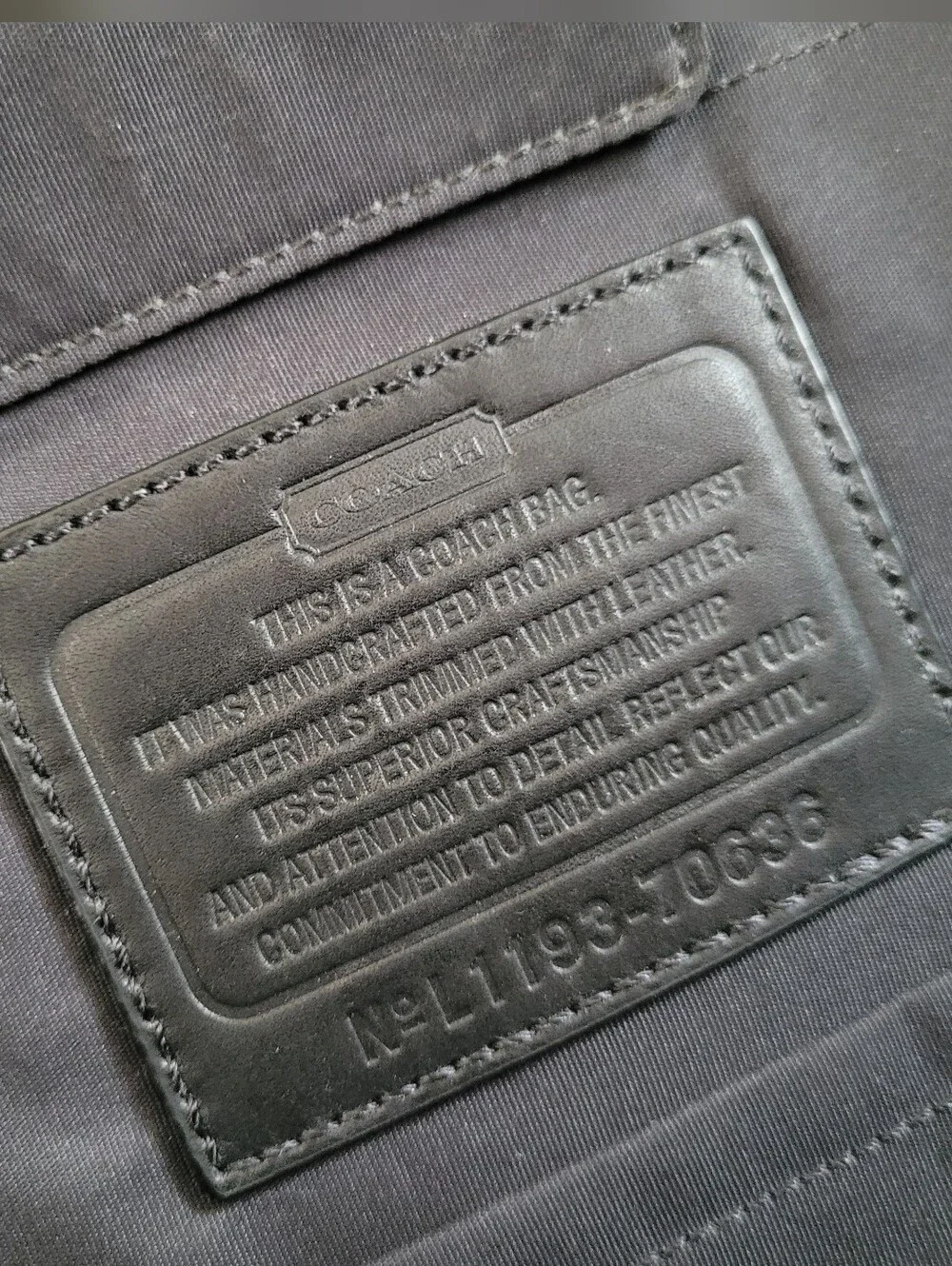 Coach Men's Briefcase Olive Green Metropolitan Business Bag Nylon Leather 70636